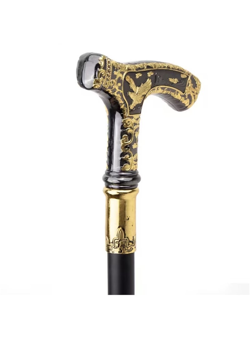 أبوستيم عصا نبيلة بطول 90 سم برأس نسر، عصا زخرفية من قسمين مع أقسام قابلة للفصل، تصميم مقبض مريح، مثالية للعب الأدوار، كما أنها هدية ممتازة لكبار السن. - Image 5